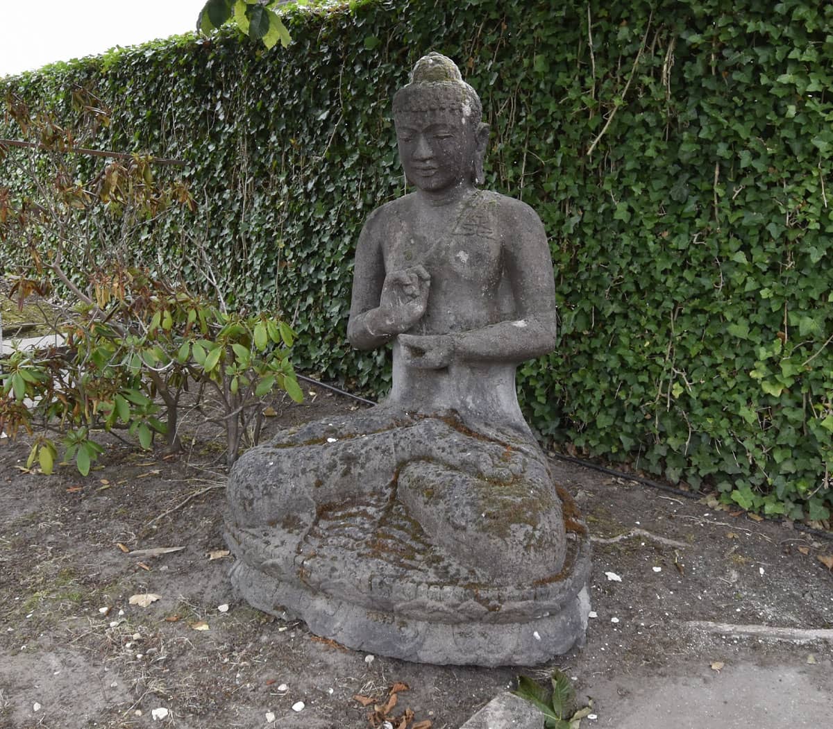 Lavastenen-boeddha-beeld