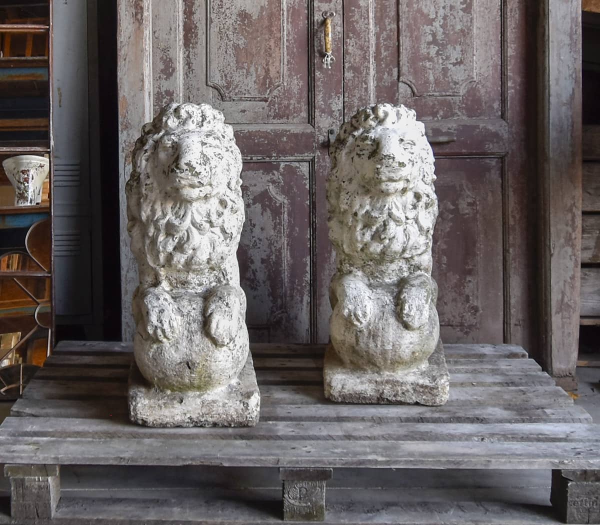 Set-van-2-stenen-leeuwen