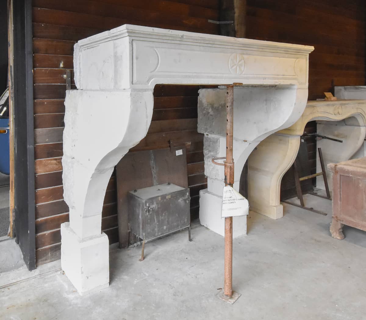 Zandstenen-ombouwschouw