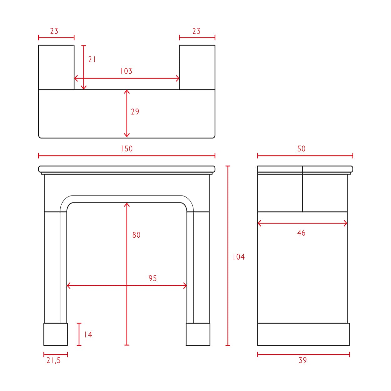 Zwart-marmeren-ombouwschouw