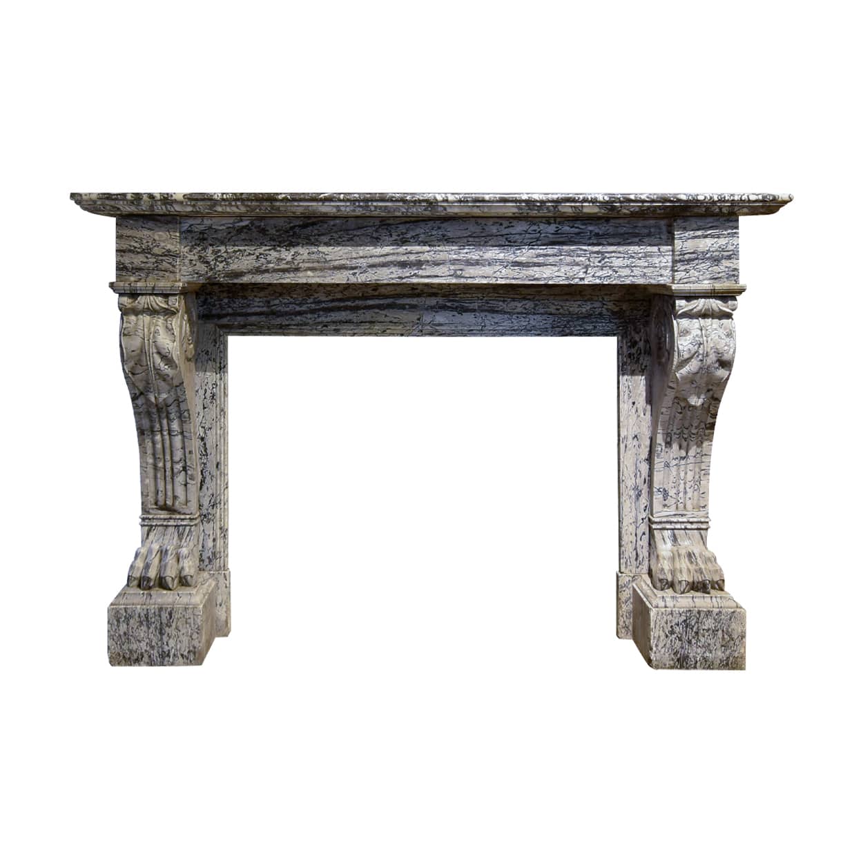 19e-eeuwse-Franse-schouw-met-leeuwenpootvoeten