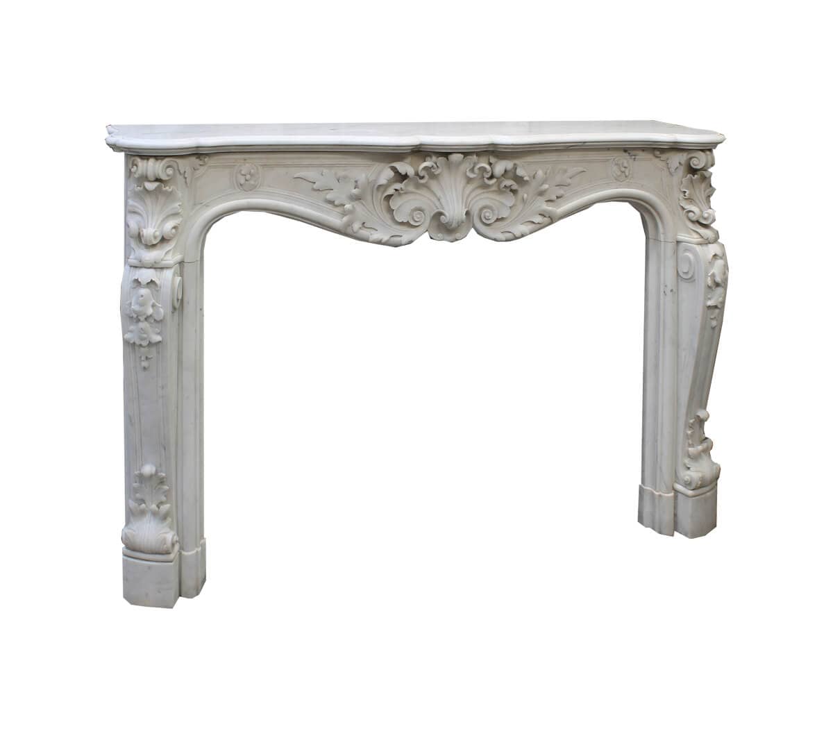 Antieke-Louis-XV-marmeren-voorzetschouw