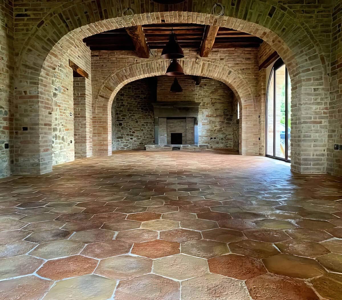 Cotto-Etrusco-wandtegels-vloertegel-zeskant-terracotta