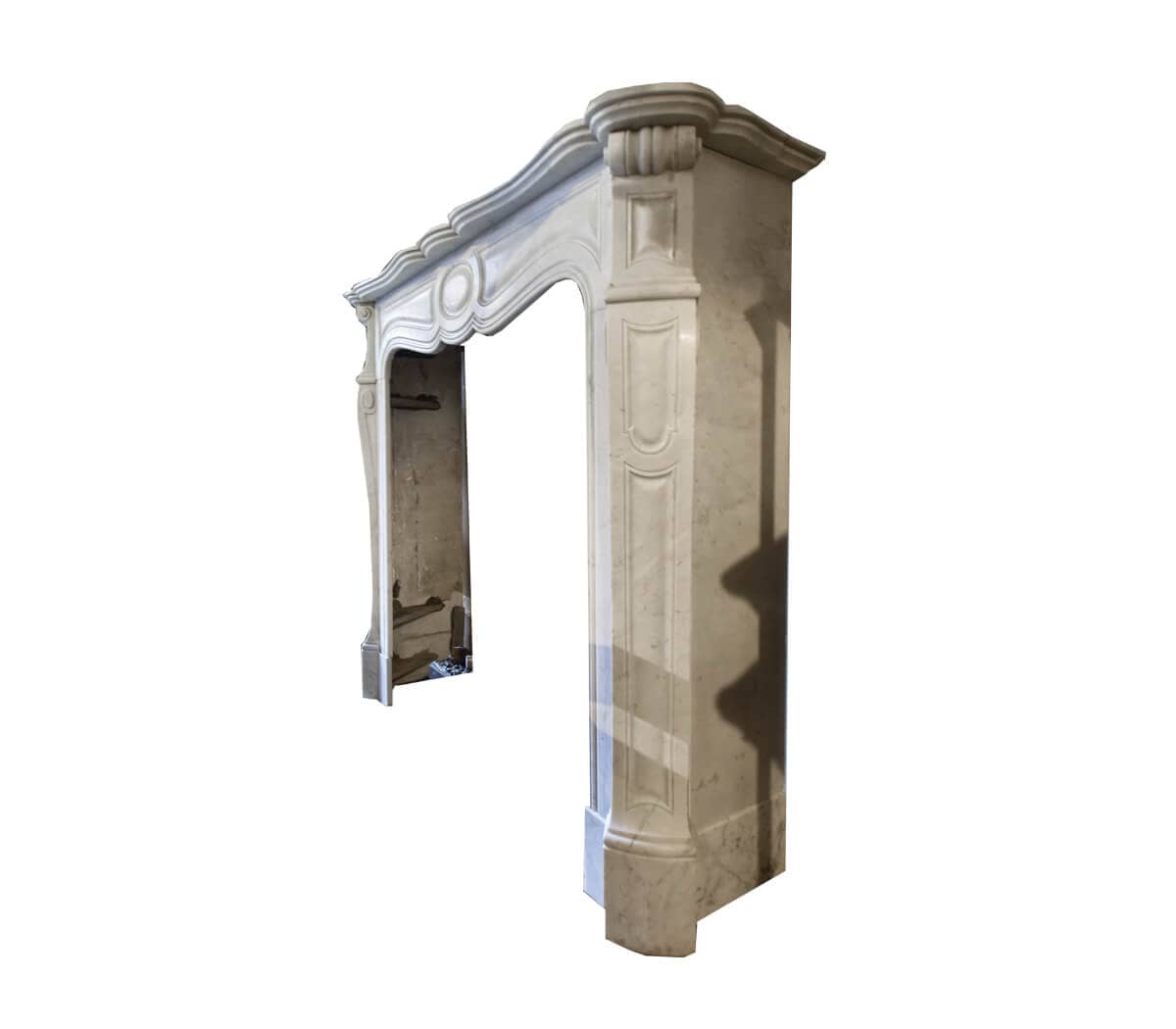 Carrara-marmeren-pompadour-ombouwschouw