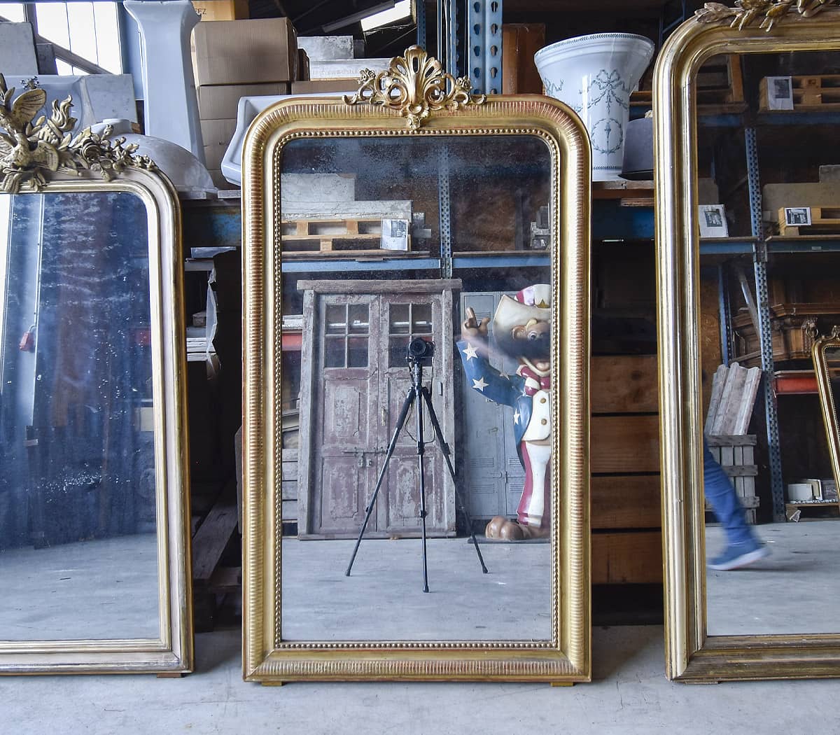 Antieke-spiegel-in-Louis-Phillipe-stijl