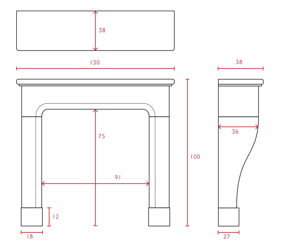 Carrara-marmeren-Louis-Philippe-voorzetschouw