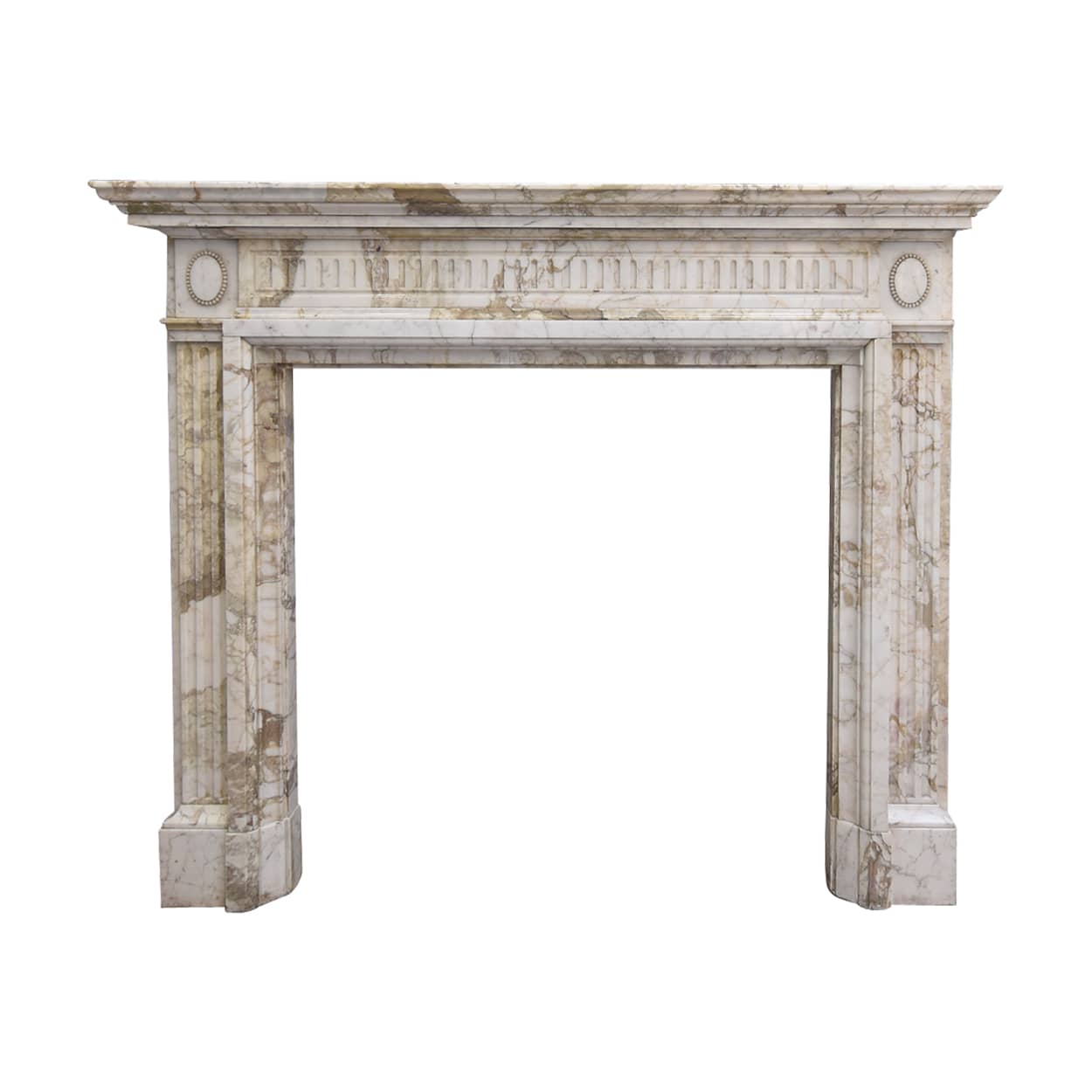 Wit-marmeren-Lodewijk-XVI-voorzetschouw