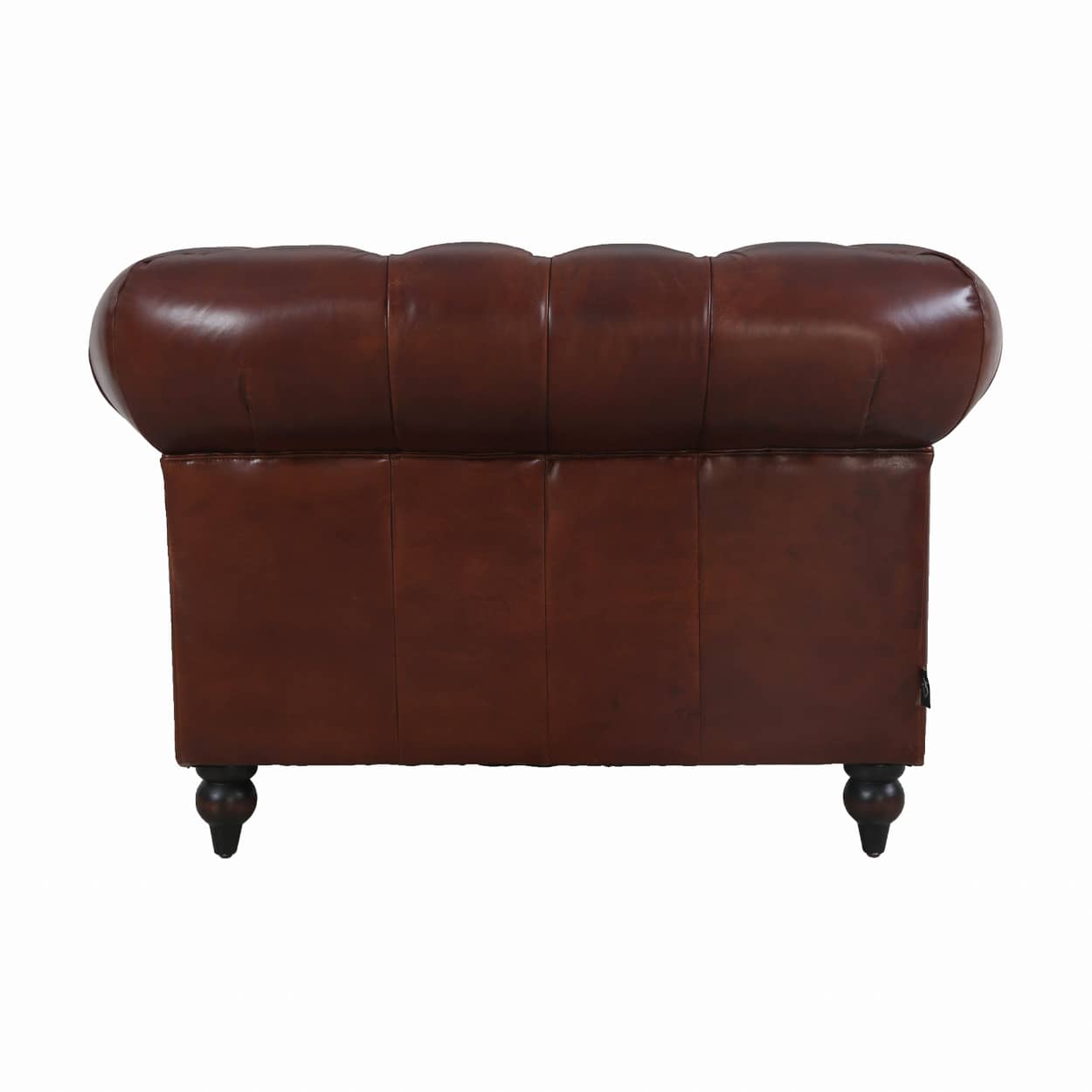 Fauteuil-Eersteklas-rundleer-Vintage-Cigar
