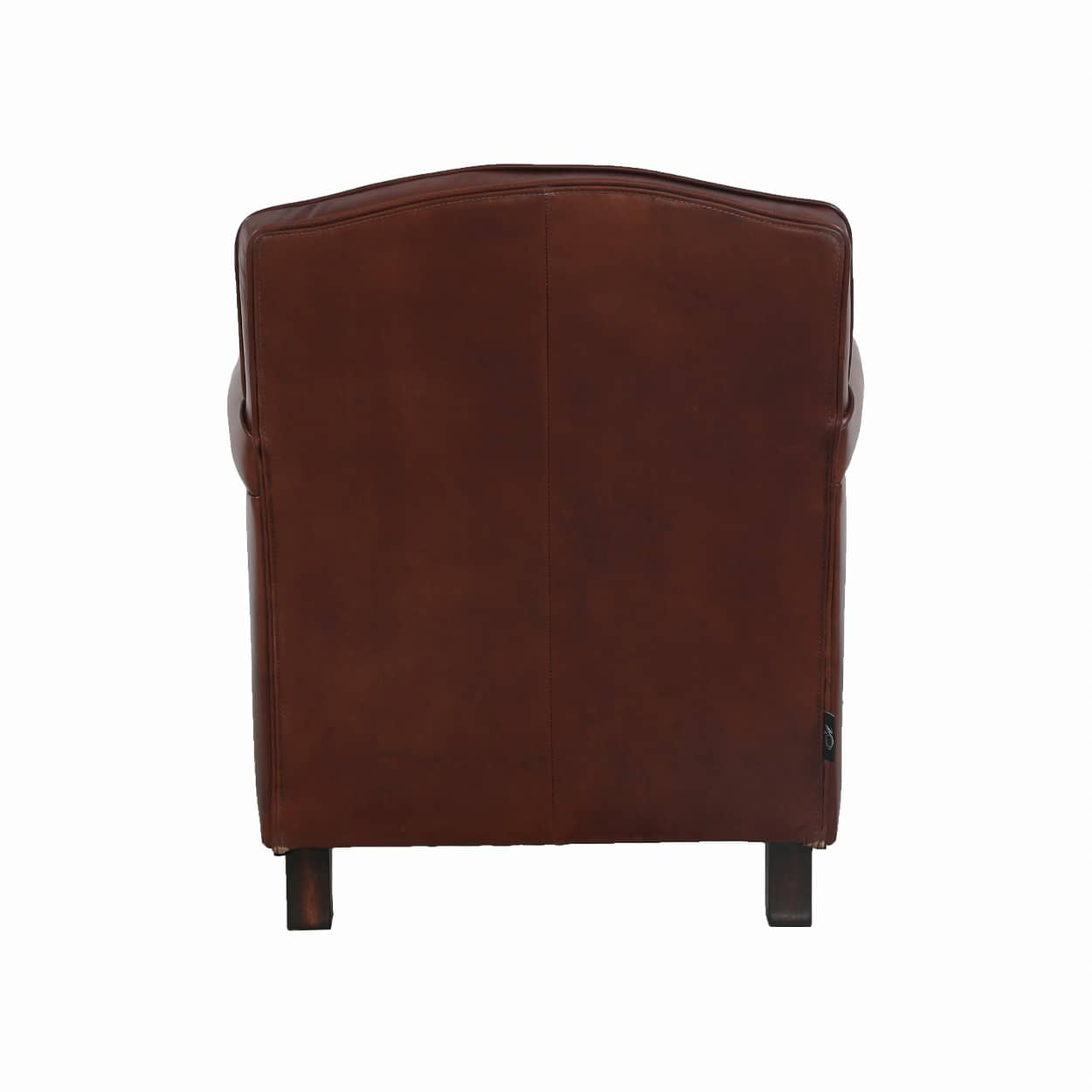 Fauteuil-Eersteklas-rundleer-Vintage-cigar