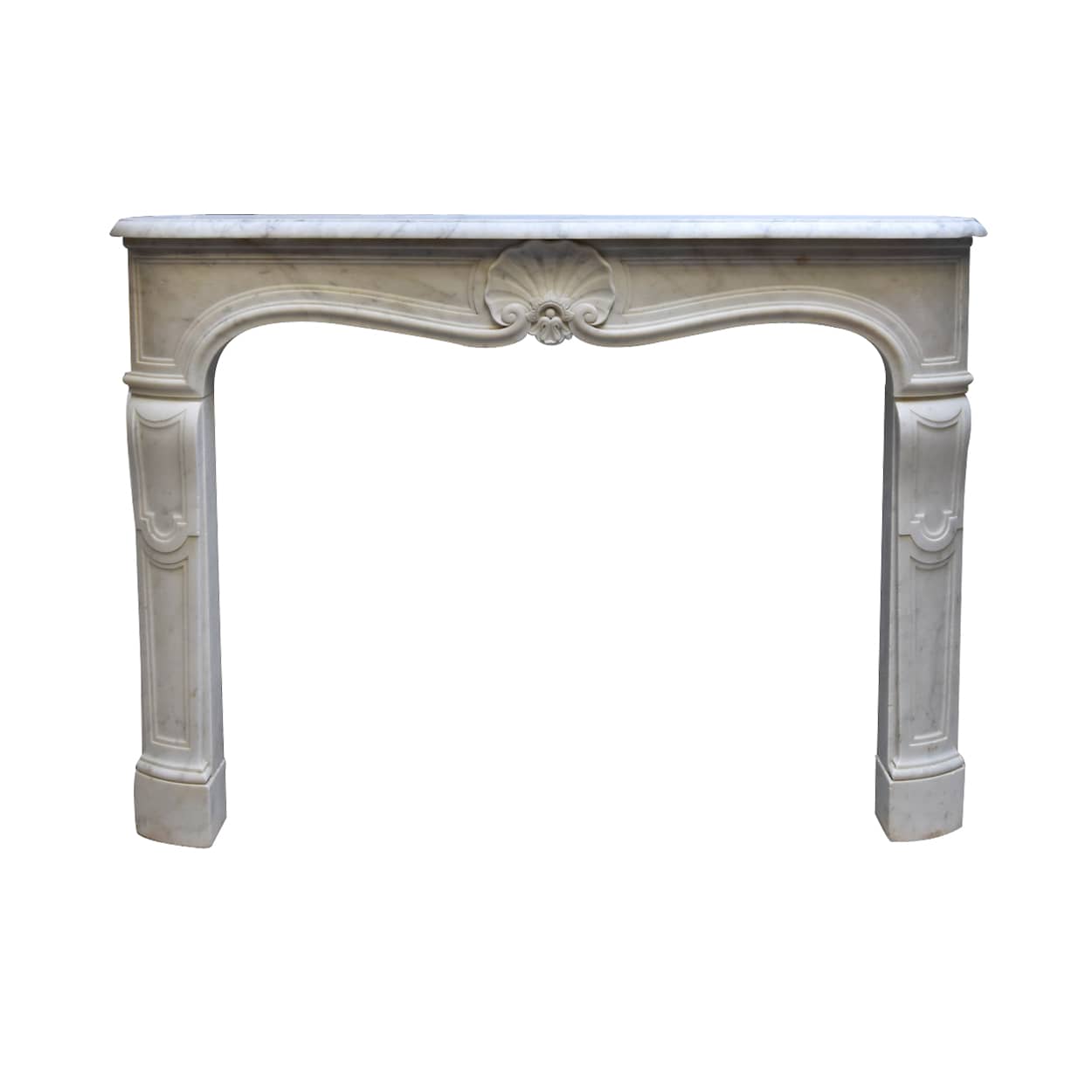 Antieke-Carrara-marmer-Louis-XV-ombouwschouw